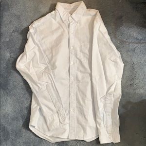 Men’s J. Crew Cotton Button Down Blue/White Dress Shirt